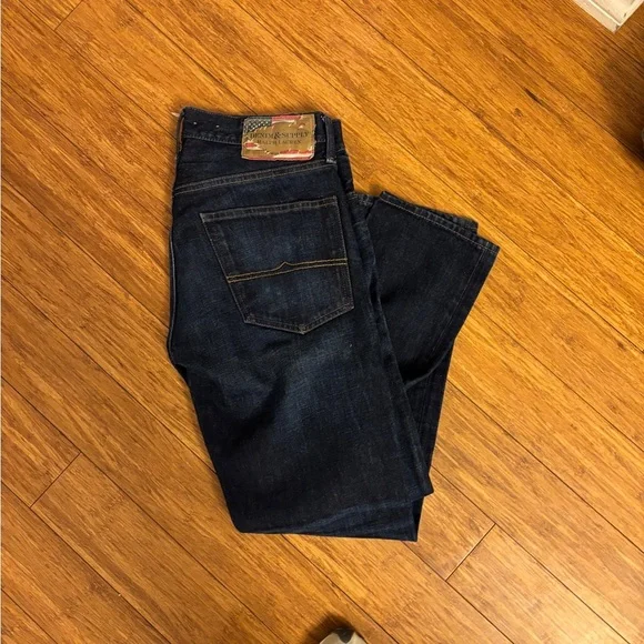 Ralph Lauren denim and supply Men's Dark Blue Jeans worn once 31/30 - Picture 3 of 8